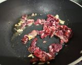 A picture of step 4 of Stir-Fried Glass Noodles with Vegetables and Beef.