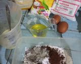 Foto langkah ke 1 dari resep Bolu kukus coklat gluten free.