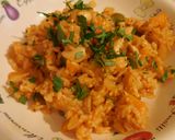 A picture of step 6 of Japanese Style Ketchup Chicken Rice.