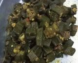 A picture of step 3 of Bhindi ki sabji.