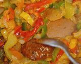 A picture of step 3 of Mixed pepper and sun-dried tomato pancakes.