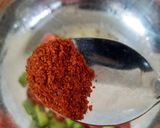 A picture of step 4 of Methi papad sabzi (Fenugreek).