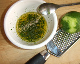 Foto del paso 3 de la receta: Batatas horneadas con salsa de cilantro y ajo