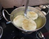 A picture of step 9 of Rajasthani aloo pyaaz kachori.