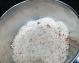 A picture of step 1 of Mango Thandai Shake with ice cream.