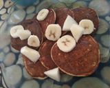 Foto del paso 1 de la receta: Hotcakes de manzana y coco saludables🍎