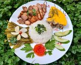 Hình bước làm 4 của món Cơm tấm thịt khìa nước dừa và chả trứng thì là