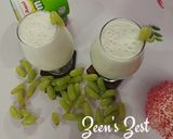A picture of step 3 of Green Grapes Lassi.