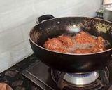 A picture of step 2 of Chicken 65.
