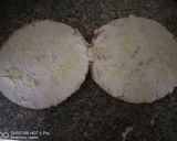 A picture of step 11 of White forest cake#mycreativewhiteforestrecp.chocolate flower.