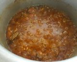 A picture of step 4 of Chana daal gosht.
