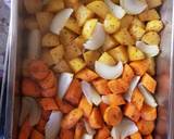One tray roasted potatoes, carrots and onions recipe step 13 photo