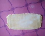 A picture of step 2 of Twisted sausage with puff.