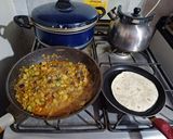 Foto del paso 3 de la receta: Tacos de berenjenas 🍆 y zucchinis