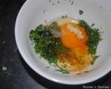 Toasted bread omelette with herbs / cheese recipe step 1 photo