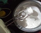 A picture of step 5 of Santa chocolate cake.