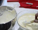 Foto del paso 7 de la receta: Tarta de mousse de chocolate blanco con frutas exóticas y sablé bretón