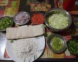 A picture of step 1 of Baked Irani Samosa.