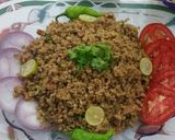 A picture of step 10 of Hari mirch Qeema.