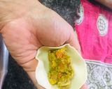 A picture of step 3 of Shrimp Crispy Momos.