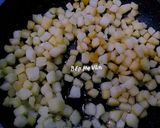 Hình bước làm 3 của món Bánh bèo chén Huế nhân tôm chấy,đậu xanh,mỡ hành