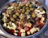 Une image de l'étape 6 de Veau aux olives,tomates et courgette.