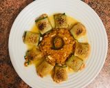 Foto del paso 3 de la receta: Rollitos de calabacín rellenos 🥒