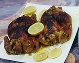 صورة لخطوة 7 من وصفة رز مشخول بمرق الدجاج مع الحشو والمكسرات والبصل المقرمش والدجاج