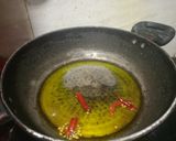 A picture of step 1 of Aloo Matar Ki Sabji without onion garlic.