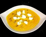 Foto del paso 8 de la receta Crema de zanahoria con mozzarella y semillas de girasol