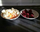 Foto del paso 1 de la receta: Estofado de remolacha vegetariano