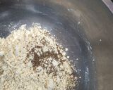 A picture of step 1 of Fafda Gujarati snack.