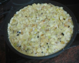 Foto del paso 6 de la receta: Tortilla de papas con cebolla y puerro sofrito y ensalada