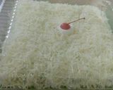 Foto langkah ke 10 dari resep Brownies kukus pandan dwi warna.