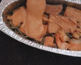 Foto langkah ke 4 dari resep Salmon and Prawn Shirataki Mentai.