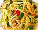 Hình bước làm 2 của món Gỏi Xoài Cá Khô Sặc