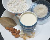 A picture of step 1 of Assamese Payokh/Rice Kheer.