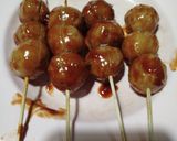 Foto langkah ke 5 dari resep Bakso Bakar Manis Pedas.