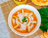 Foto langkah ke 3 dari resep Sup krim Labu madu (Dengan Pinggiran Roti).
