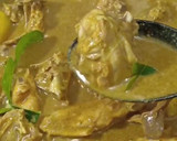 Gambar langkah 6 resipi Gulai Ayam Kerisik.