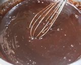 Foto langkah ke 3 dari resep Fudgy & Shiny Crust Brownies Selai Coklat | Tanpa DCC.