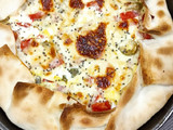 Tarta de Jamón y queso en hornito eléctrico