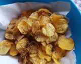 A picture of step 4 of Sweet Potato Crisps.