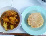 Foto langkah ke 12 dari resep Kari ayam dan roti cane.