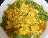 A picture of step 3 of Tofu or soya milk paneer bhurjee.