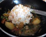 A picture of step 4 of Mix vegetable masala khichdi.