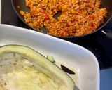 Une image de l'étape 3 de Aubergine farcie.