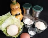 Foto del paso 1 de la receta Buñuelos de cebolla y lechuga