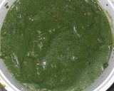 A picture of step 2 of Goan chicken cafreal.