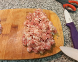 Foto del paso 3 de la receta: Pasta con chorizo, nuez y queso azul